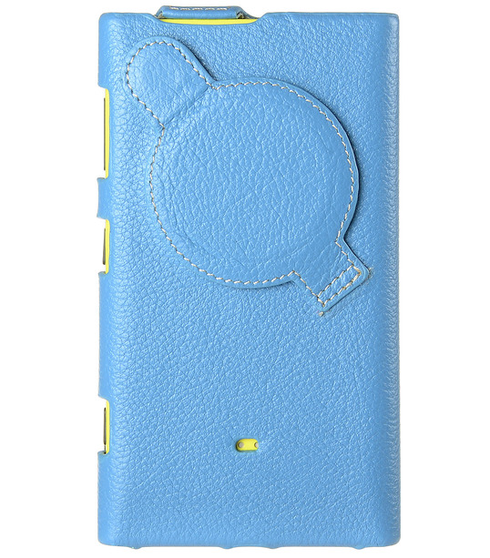 Melkco Premium Leather Case for Nokia Lumia 1020 - Jacka Type - (Blue LC)