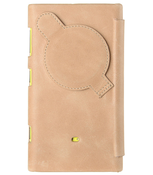 Melkco Premium Leather Case for Nokia Lumia 1020 - Face Cover Book Type (Ver.2) - (Vintage Khaki)
