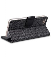 Melkco Premium Leather Case Western Black Series for Apple iPhone 6S - 4.7" Case - (Find Grid)