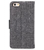 Melkco Premium Leather Case Western Black Series for Apple iPhone 6S - 4.7" Case - (Twill)