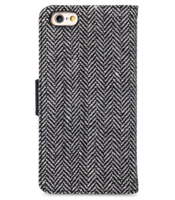 Melkco Premium Leather Case Western Black Series for Apple iPhone 6S - 4.7" Case - (Twill)