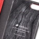Melkco Premium Leather Case for Apple iPhone 7 / 8 (4.7") - Wallet Plus Book Type (Red LC)
