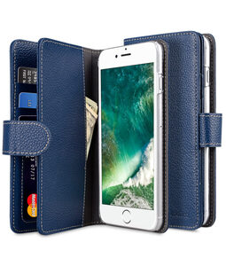 Premium Leather Case for Apple iPhone 7 / 8 Plus(5.5") - Wallet Plus Book Type