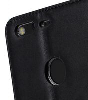 Melkco Premium Leather Case for Google Pixel - Wallet Book Type with Stand Function (Vintage Black)