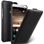 Melkco Jacka Series Lai Chee Pattern Premium Leather Jacka Type Case for Huawei Mate 9 - ( Black LC )