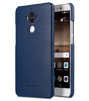 Melkco Snap Cover Series Lai Chee Pattern Premium Leather Snap Cover Case for Huawei Mate 9 - ( Dark Blue LC )