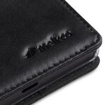 Melkco Premium Leather Case for Sony Xperia X Compact - Wallet Book Type with Stand Function (Vintage Black)