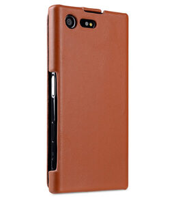 Melkco Premium Leather Case for Sony Xperia X Compact - Jacka Type (Brown)