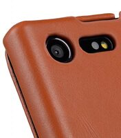 Melkco Premium Leather Case for Sony Xperia X Compact - Jacka Type (Brown)