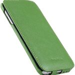 Melkco Premium Leather Cases for Samsung Galaxy S6 Edge - Jacka Type (Green LC)