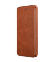 Melkco Elite Series Waxfall Pattern Premium Leather Coaming Facecover Back Slot Case for Apple iPhone 7 / 8 Plus (5.5") - ( Tan WF )