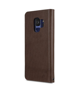 Melkco Fashion Cocktail Series Premium Leather Slim Flip Type Case for Samsung Galaxy S9 - ( Brown )