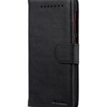 Melkco Mini PU Leather Case for HTC Butterfly 3 - Wallet-Stand Book Type (Black CH)