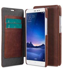 PU Leather Case For Xiaomi Redmi Note 3 - Face Cover Book Type (Ver.3)