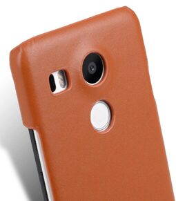 Melkco Premium Genuine Leather Snap Cover Case For LG Nexus 5X (Traditional Vintage Brown)