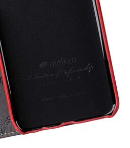 Melkco Premium Leather Backpack for Samsung Galaxy S8 - Wallet Book Type ( Red LC )