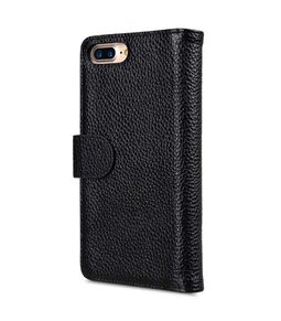 Melkco Premium Leather Case for Apple iPhone 7 Plus (5.5") - Wallet Plus Book Type (Black LC)