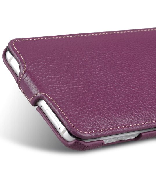 Melkco Premium Leather Cases for Samsung Galaxy S6 Edge - Jacka Type (Purple LC)