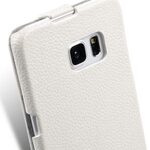 Melkco Premium Leather Cases for Samsung Galaxy S6 Edge - Jacka Type (White LC)