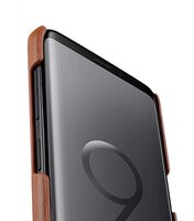 Melkco PU Leather Dual Card Slots Back Cover Case for Samsung Galaxy S9 - (Brown)