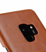 Melkco PU Leather Dual Card Slots Back Cover Case for Samsung Galaxy S9 - (Brown)