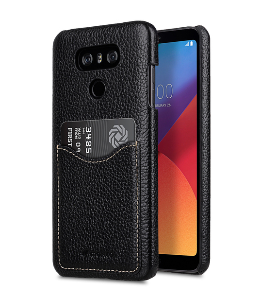 Premium Leather Card Slot Back Cover V2 for LG G6