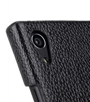 Melkco Premium Leather Snap Cover for Sony Xperia XA1 - ( Black LC )