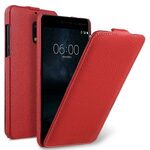 Premium Leather Case for Nokia 6 - Jacka Type (Red LC)