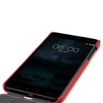 Premium Leather Case for Nokia 6 - Jacka Type (Red LC)