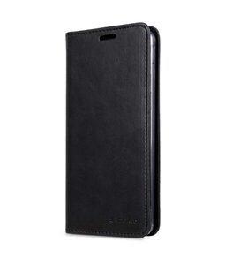 Book Type Series PU Leather Case for LG G6 - Livia Book Type (Black)