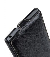 Premium Leather Case for Sony Xperia XZ Premium - Jacka Type (Black LC)