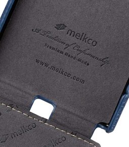 Premium Leather Case for Sony Xperia XZ Premium - Jacka Type (Dark Blue LC)