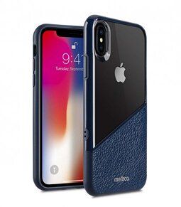 Melkco Kubalt Series Edelman Rugged Case for Apple iPhone X - (Blue / Blue)