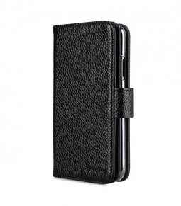 Melkco Premium Leather Type Case for Apple iPhone XR - Wallet Plus Book (Black LC)