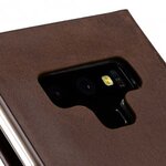 Melkco Fashion Cocktail Series Premium Leather Slim Flip Type Case for Samsung Galaxy Note 9 - ( Brown )