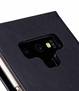 Melkco Fashion Cocktail Series Premium Leather Slim Flip Type Case for Samsung Galaxy Note 9 - ( Navy )