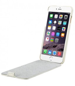 Melkco Premium Leather Cases for Apple iPhone 6 (5.5") - Jacka Type (White LC)