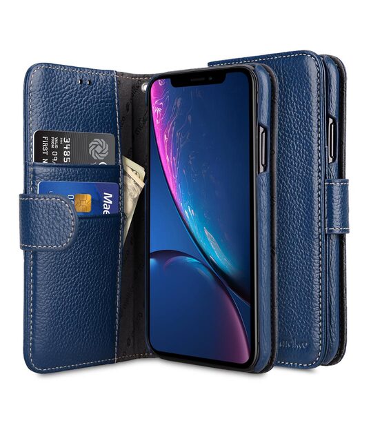 Premium Leather Case for Apple iPhone XR - Wallet Book Type