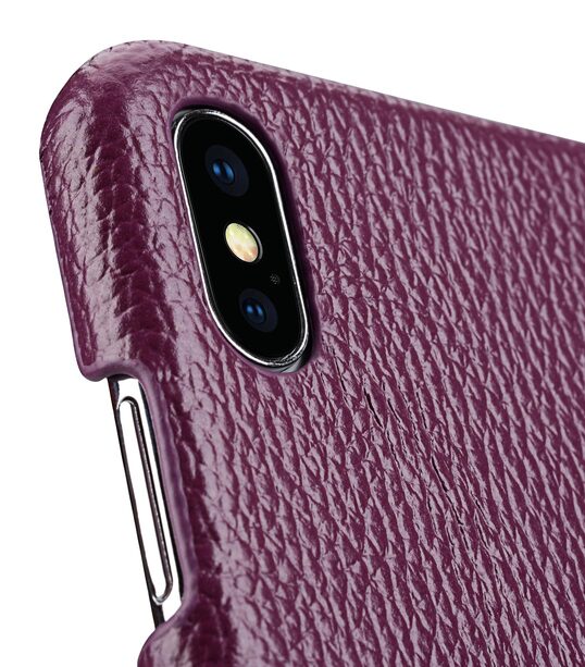 Premium Leather Snap Cover Case for Apple iPhone XS Max (6.5")