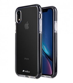 Melkco Clear Supreme Guard Case for Apple iPhone XR (6.1") - ( Transparent / Black )