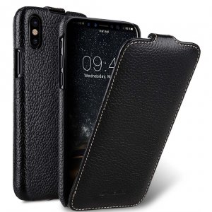 Premium Leather Jacka Type Case for Apple iPhone X / XS