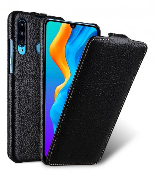 Premium Leather Jacka Type Case for Huawei P30 Lite