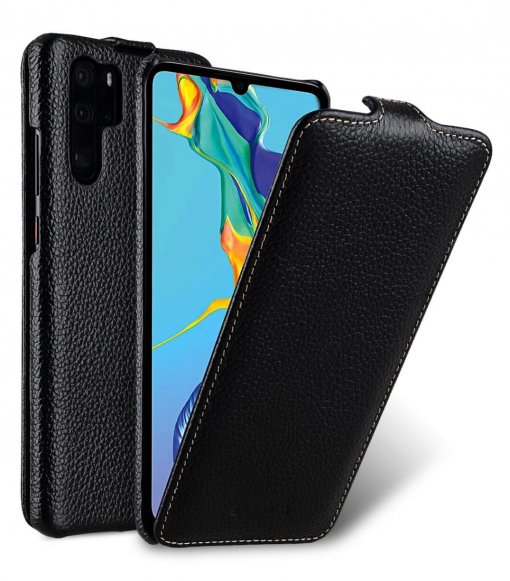 Premium Leather Jacka Type Case for Huawei P30 Pro