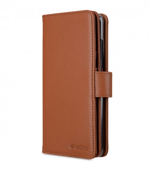 Melkco Wallet Book Series Crazy Horse Premium Leather Wallet Plus Book Type Case for Huawei P30 Pro - ( Brown CH )