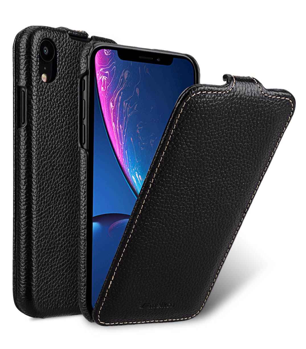 Premium Leather Jacka Type Case for Apple iPhone XR
