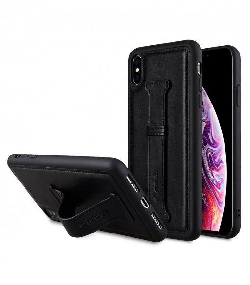 Origin Series Premium Leather Arched-Back Cover Case for Apple iPhone XS Max (6.5")