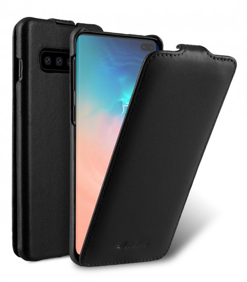 Premium Leather Jacka Type Case for Samsung Galaxy S10+