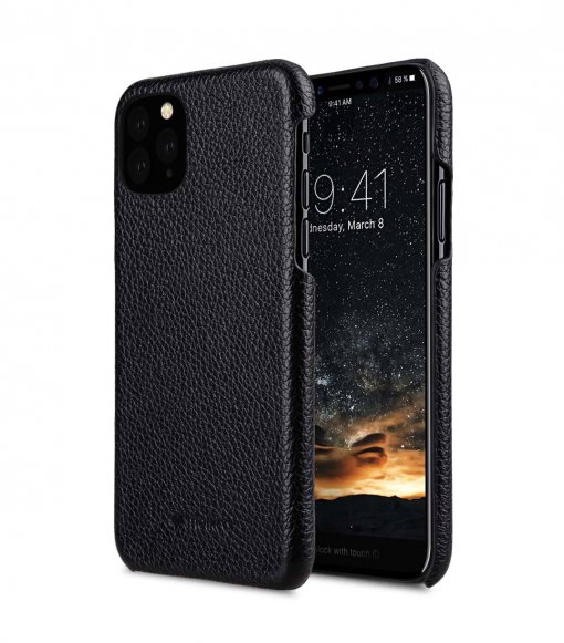 Premium Leather Snap Cover Case for Apple iPhone 11 Pro