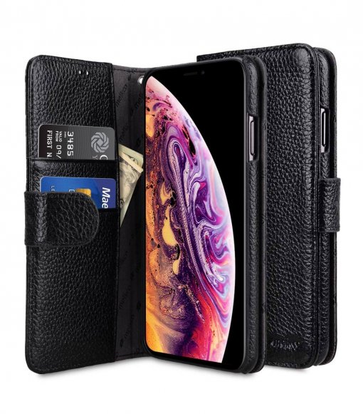 Premium Leather Wallet Book Type Case for Apple iPhone 11