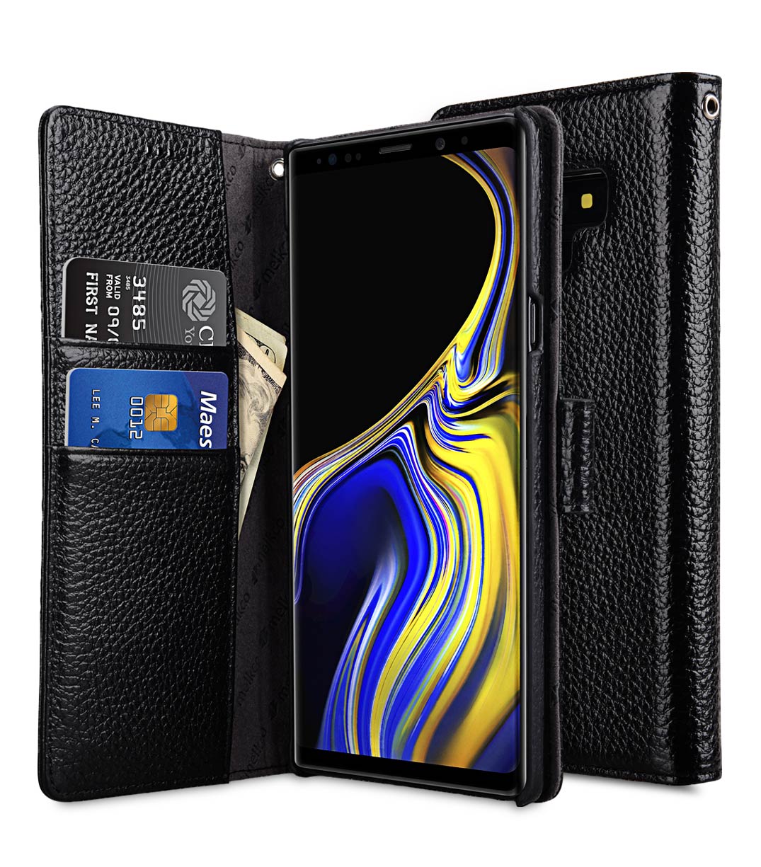 Premium Leather Case for Samsung Galaxy Note 9 - Wallet Book Type